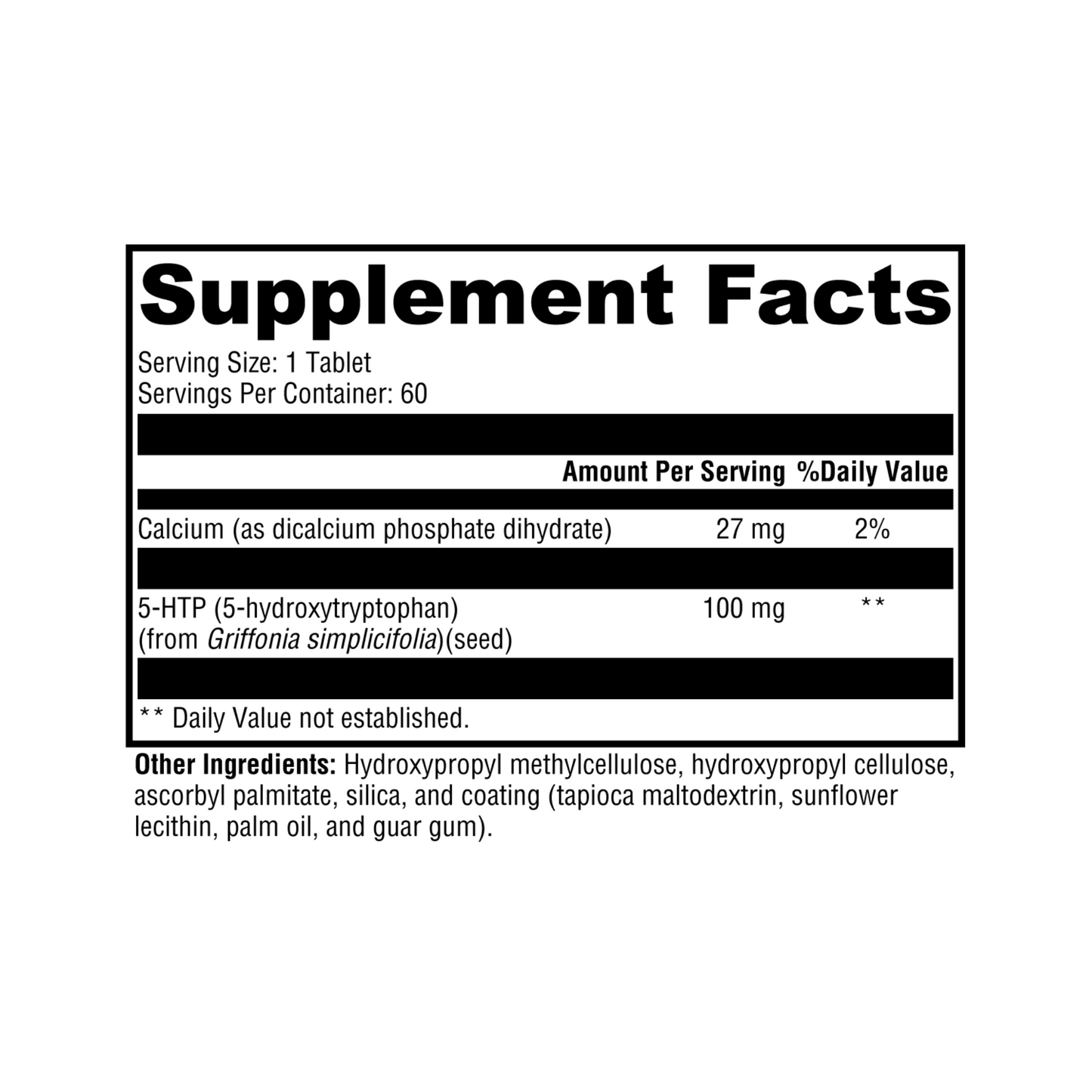 5-HTP CR 60 Tablets