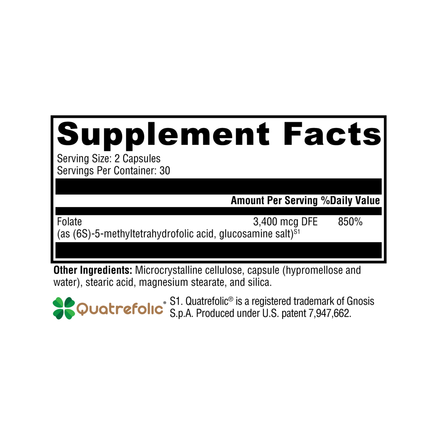 5-MTHF 60 Capsules