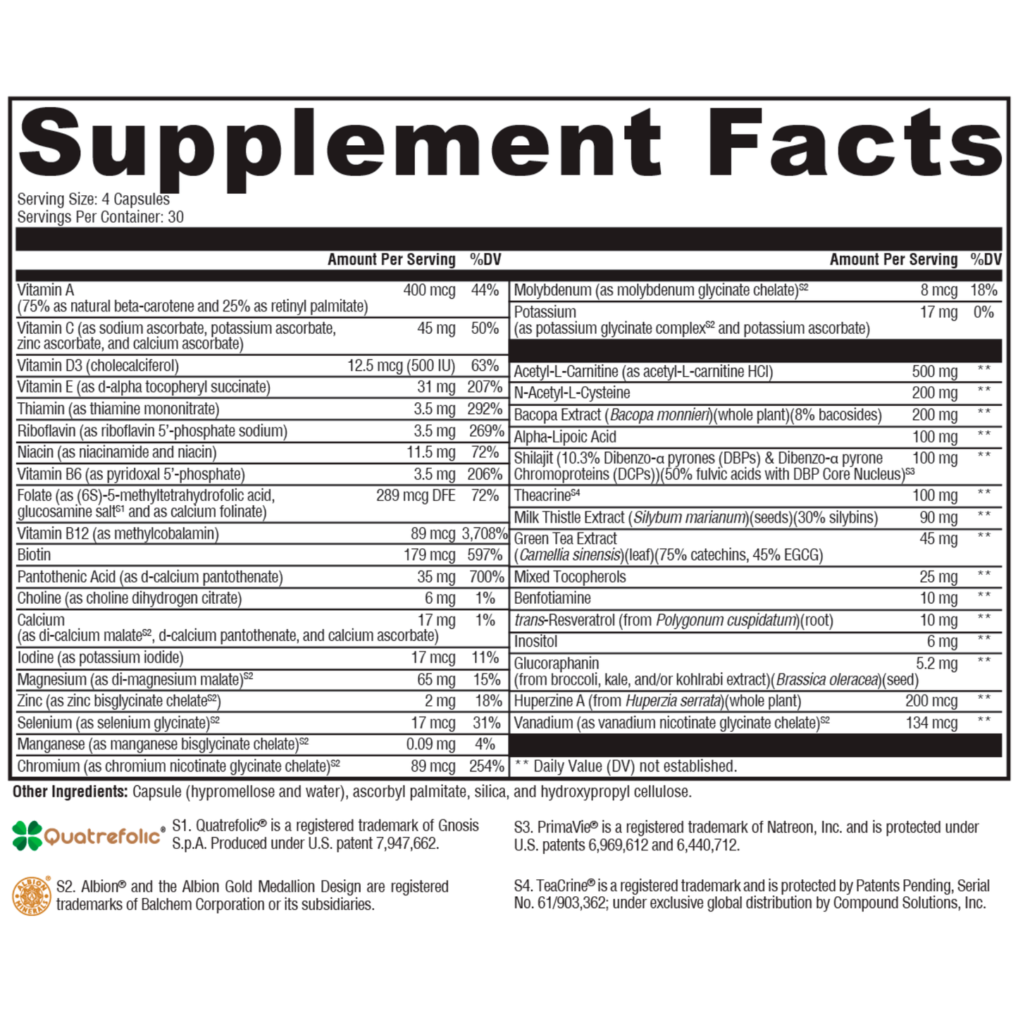 ActivNutrients Performance 120 Capsules