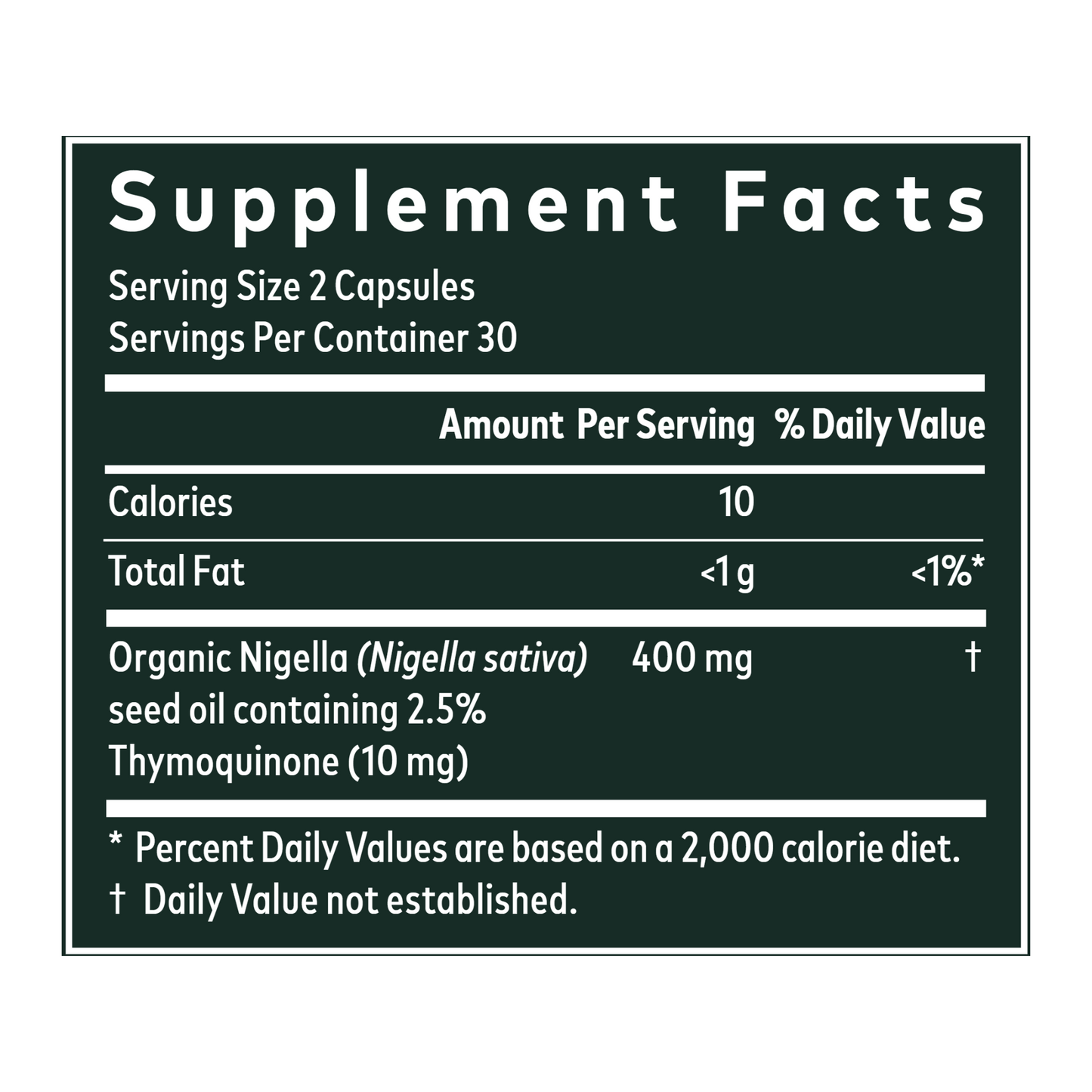 Black Seed Oil 60 caps