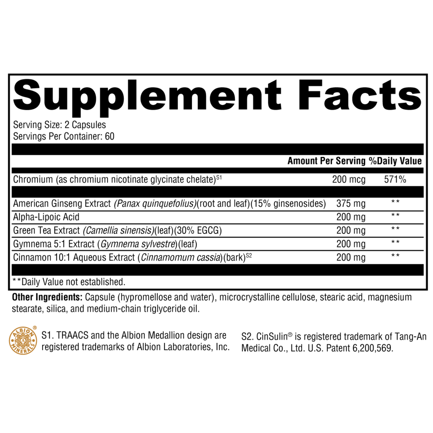 CinnDromeX 120 Capsules