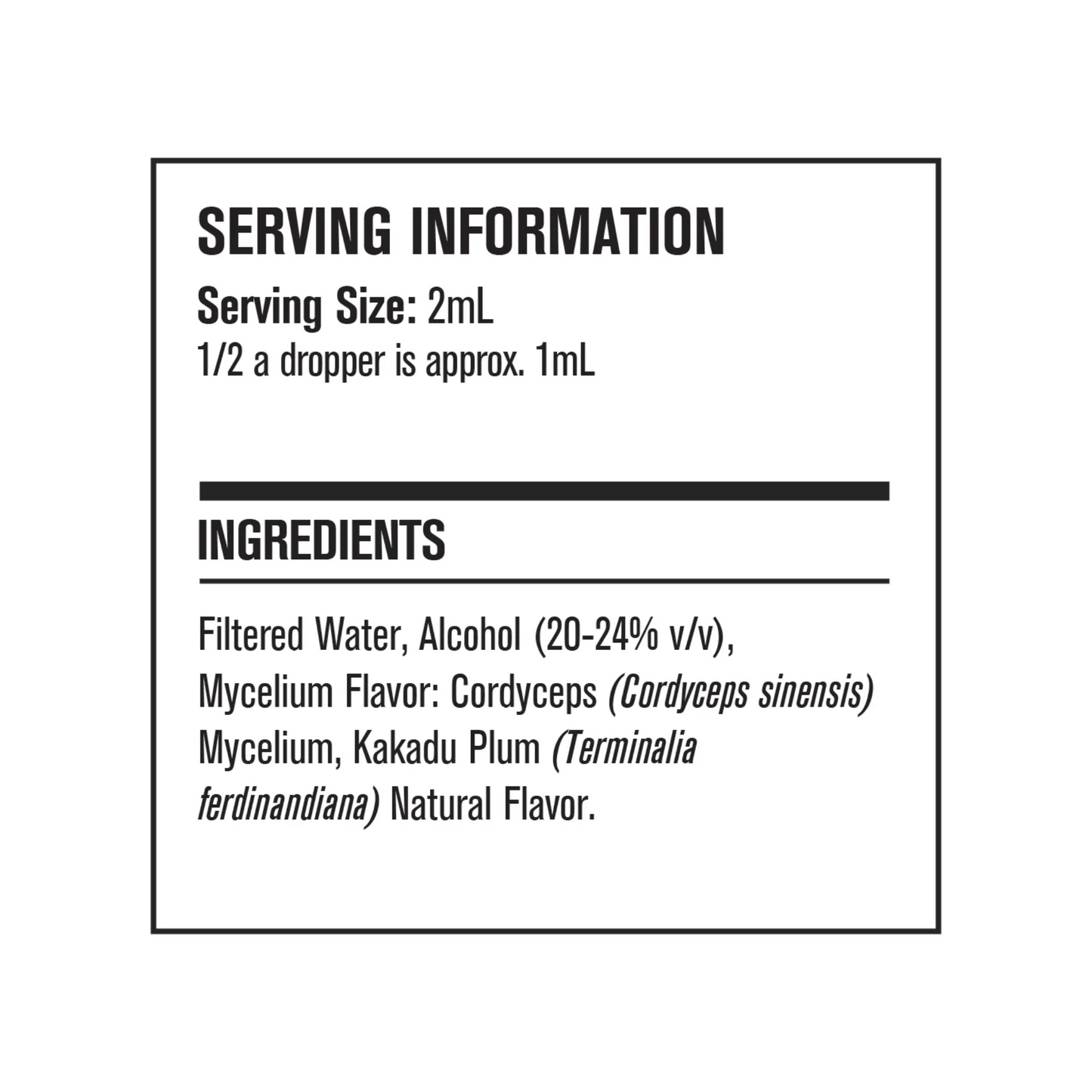 Cordyceps+ Liquid Double Extract 2oz