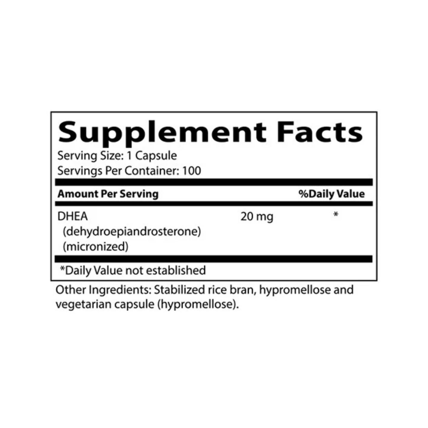 DHEA SR 20 mg