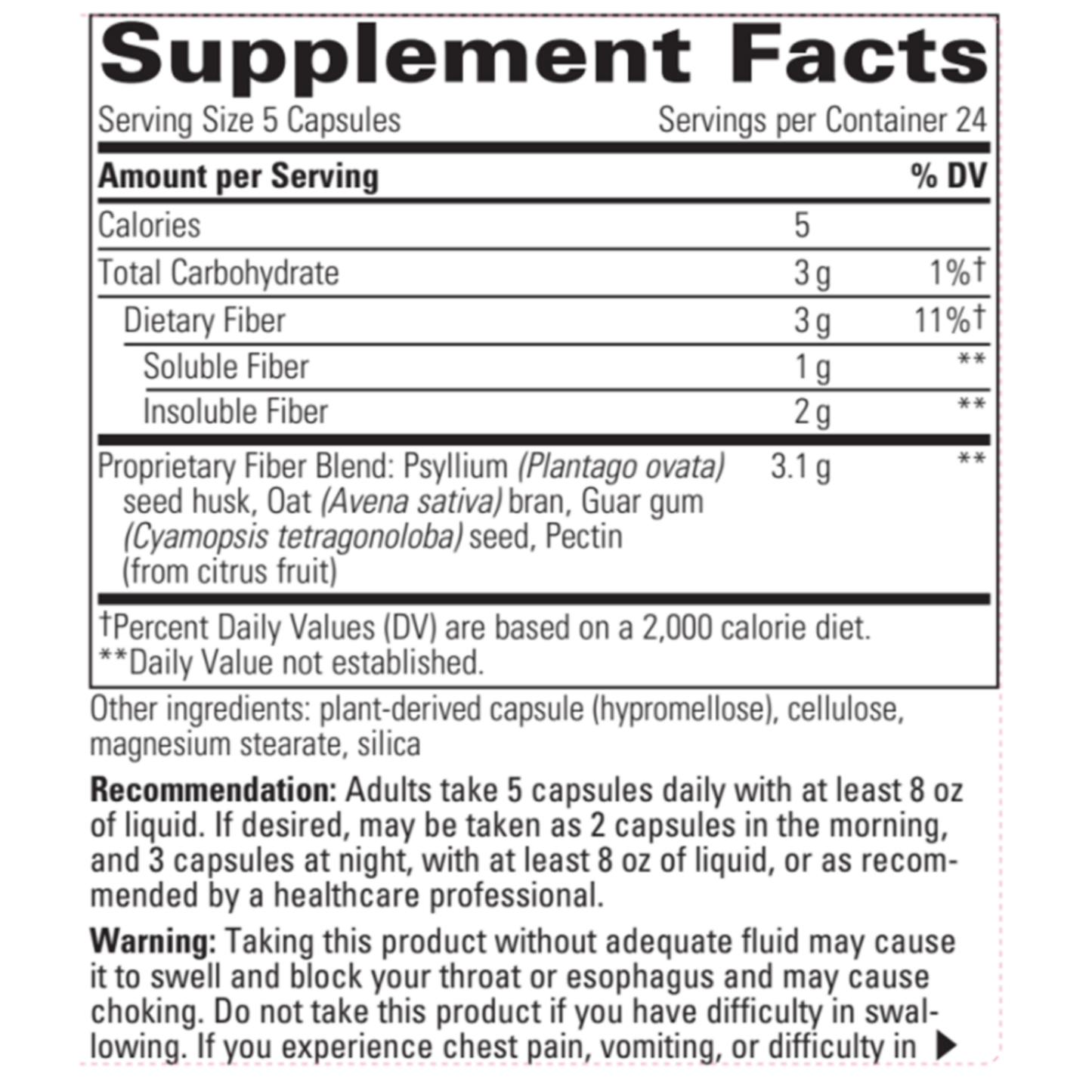 Fiber Formula 120 caps