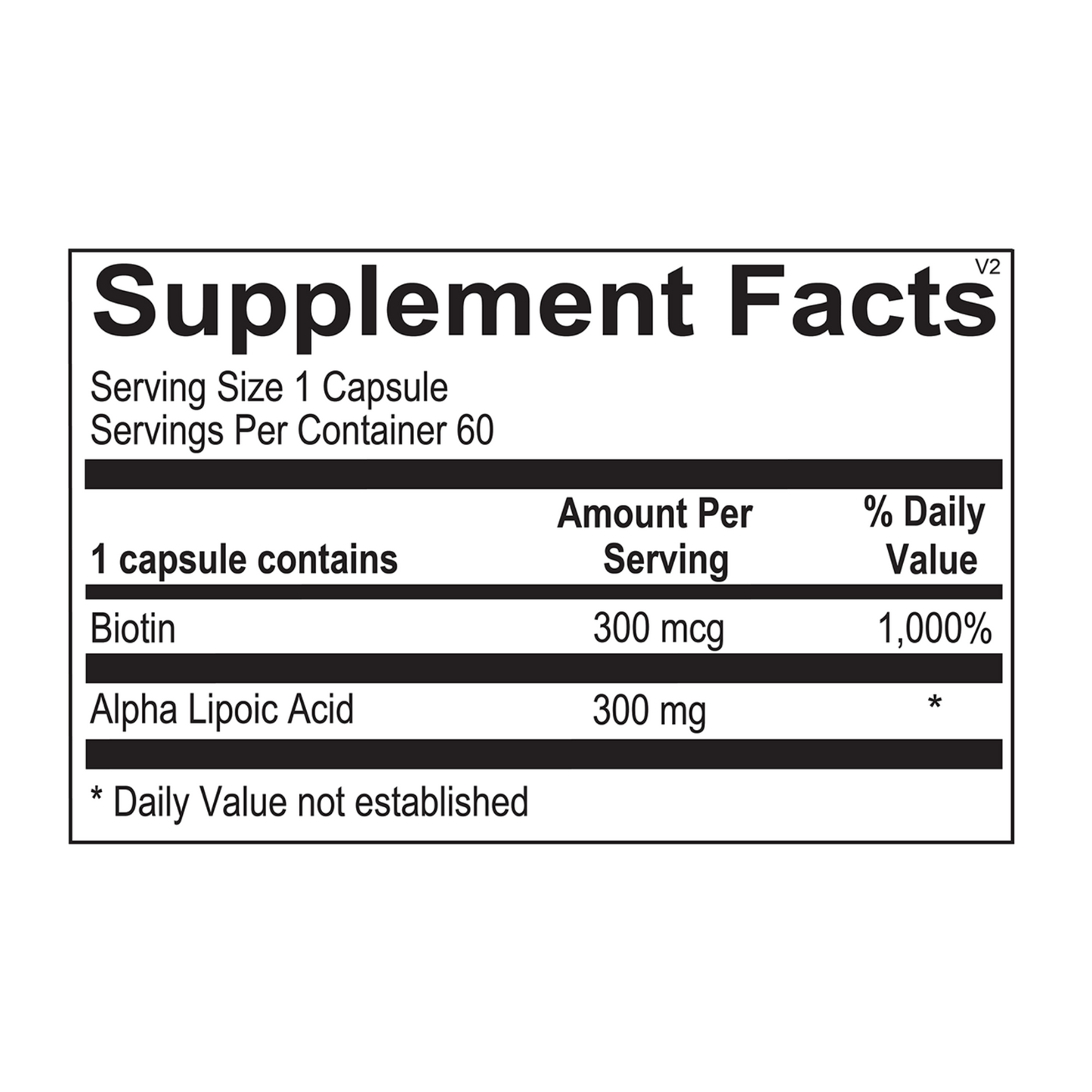 Lipoic Acid 300 mg 60ct