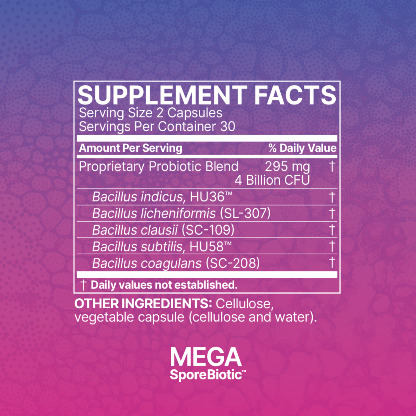 MegaSporeBiotic 60ct
