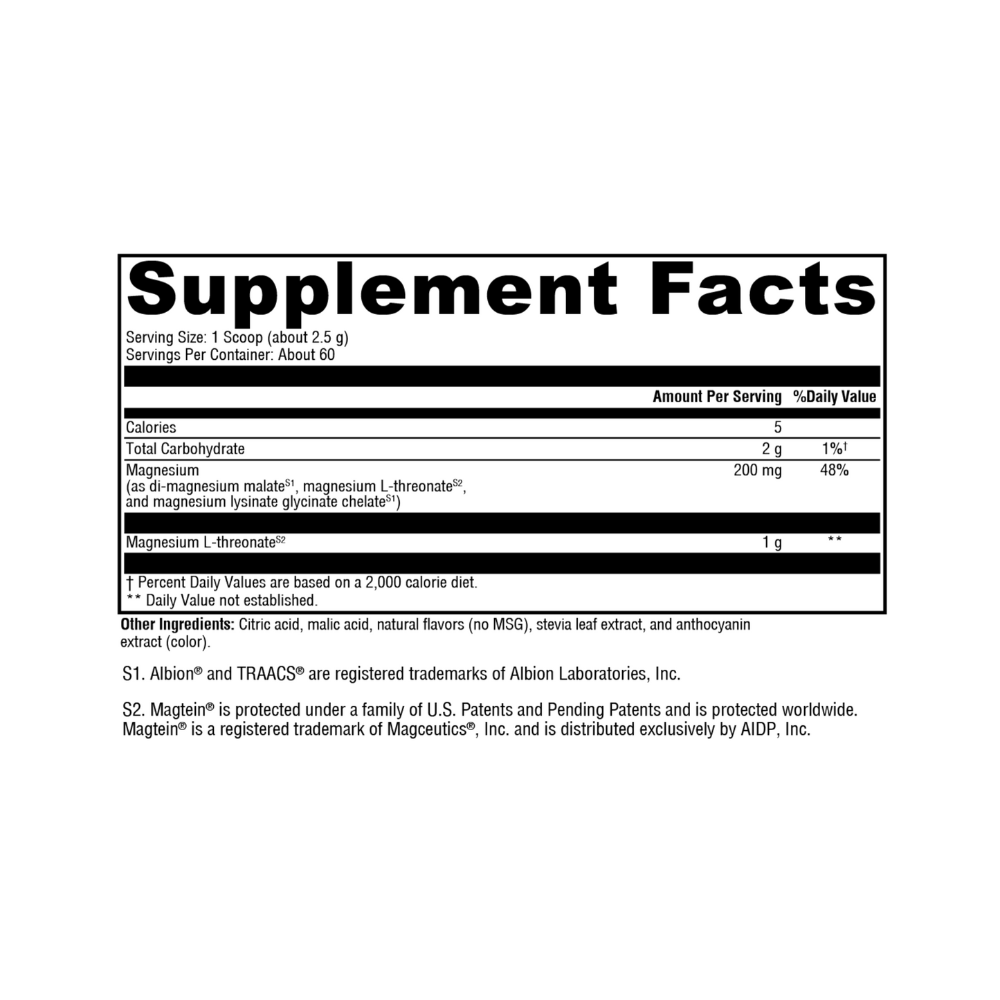 OptiMag Neuro Mixed Berry 60 Servings
