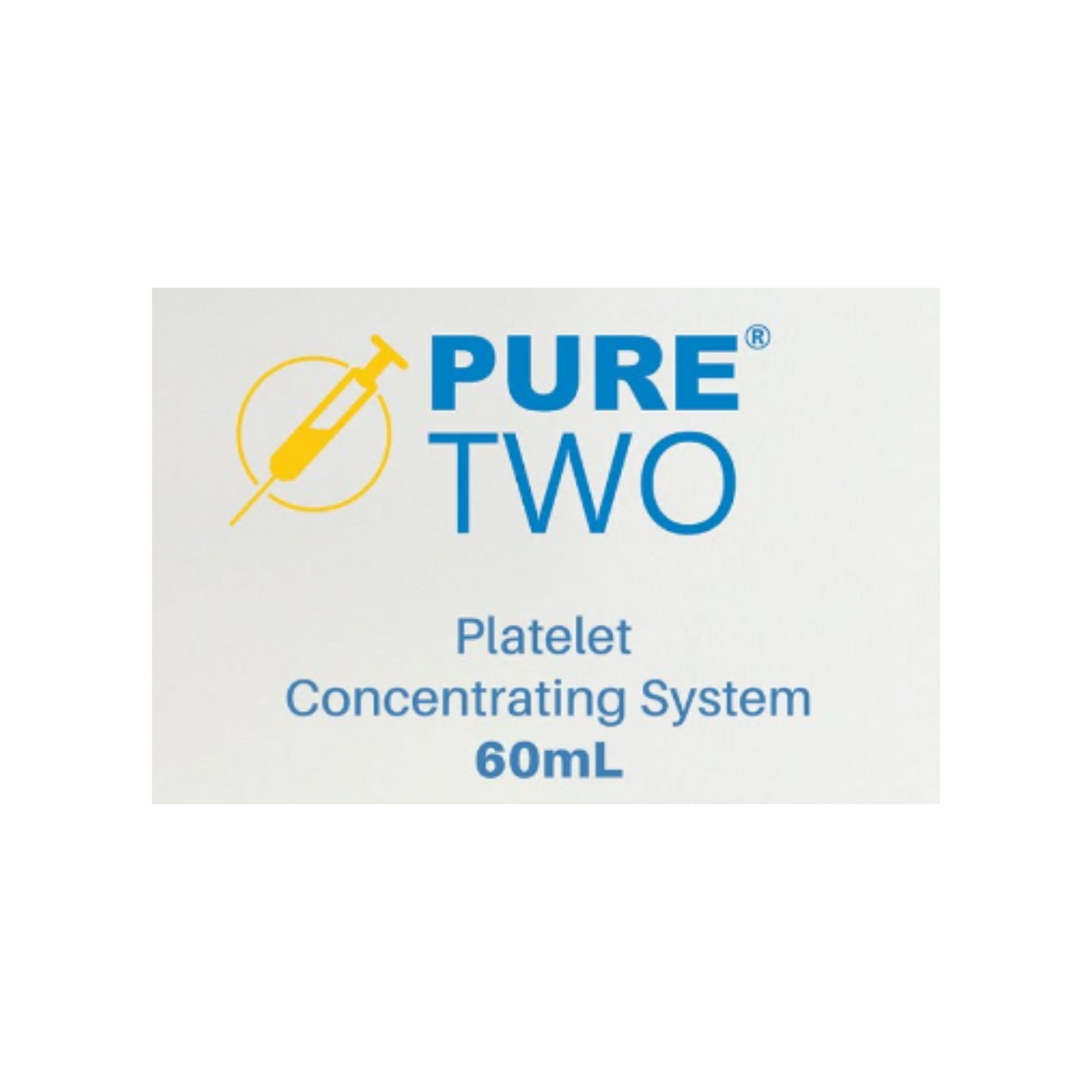 PURE PRP TWO Platelet Concentrating System 60mL.