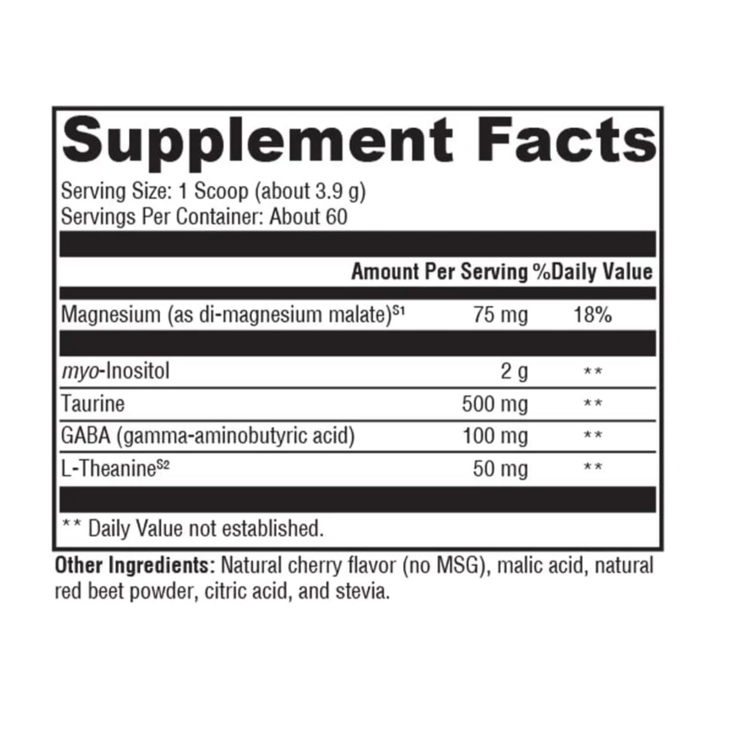 RelaxMax 60 Cherry Servings