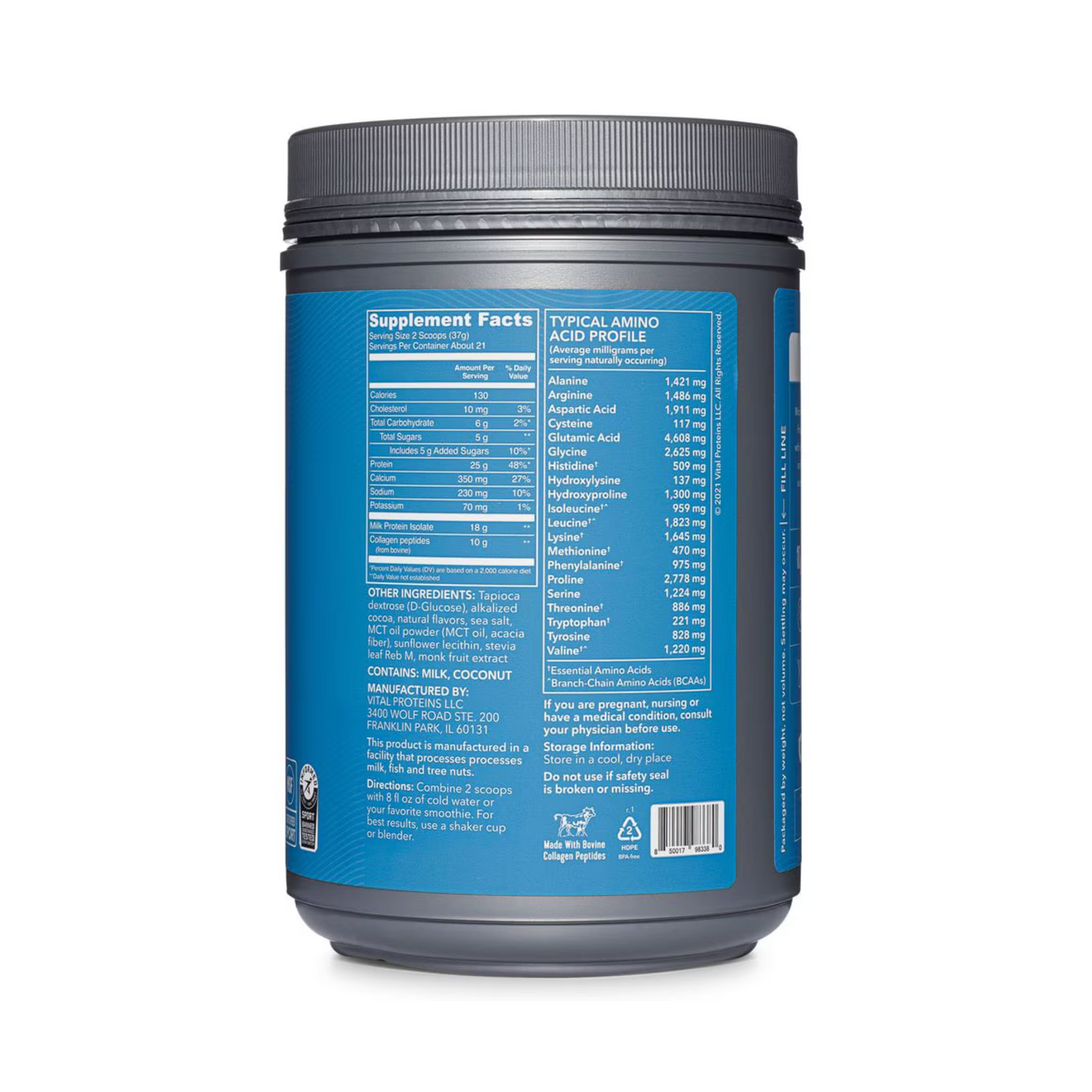 Vital Perf. Protein Chocolate 27.6 oz