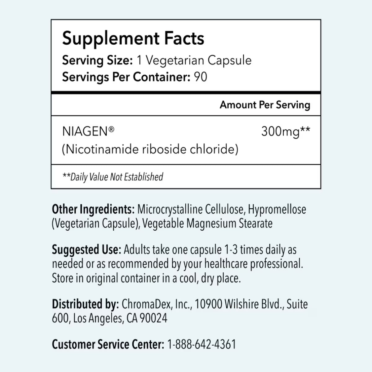 Tru Niagen 300mg - 90 Capsules