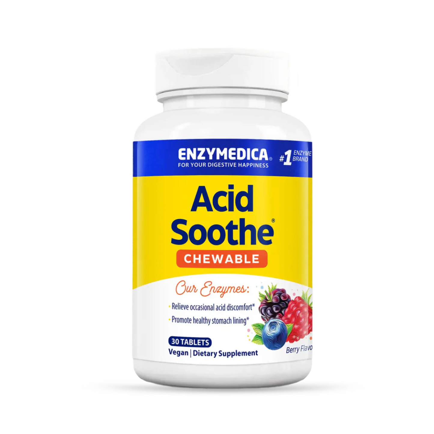 Acid Soothe Chewable Berry 30 tablets