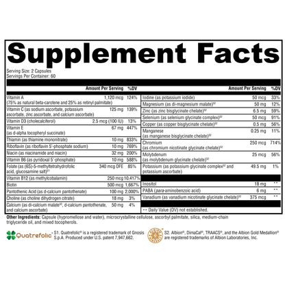 ActivNutrients without Iron 120 Capsules
