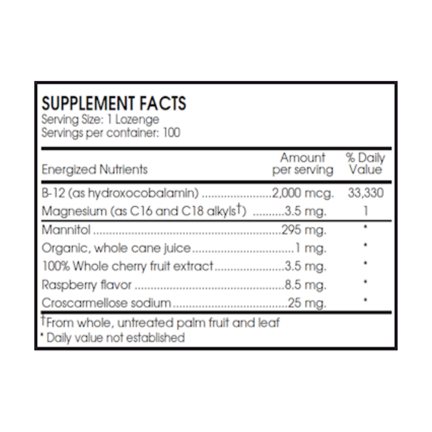 Activated B-12 Guard 2000 mcg 100 loz