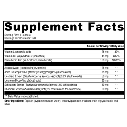Adrenaliv 120 Capsules