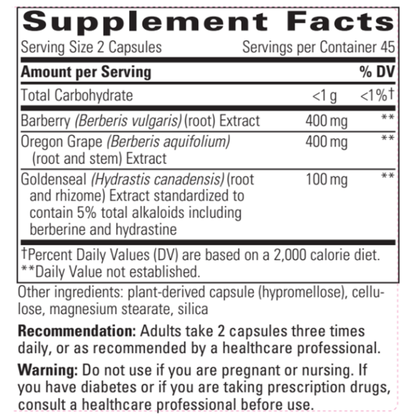 Berberine Complex 90 caps