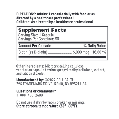 Biotin 5000 mcg