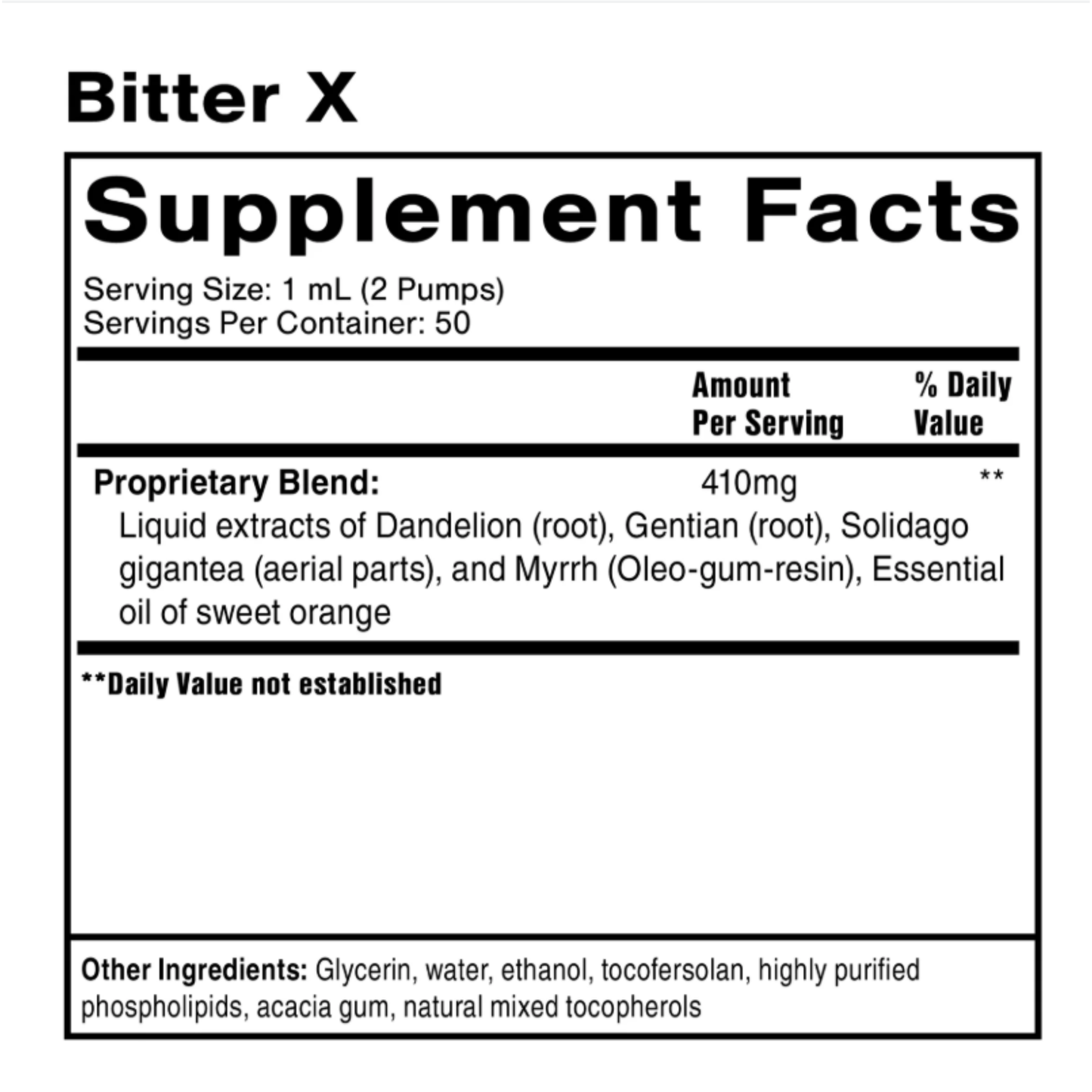 Bitter X