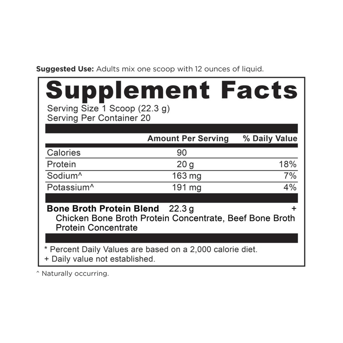 Bone Broth Protein Pure