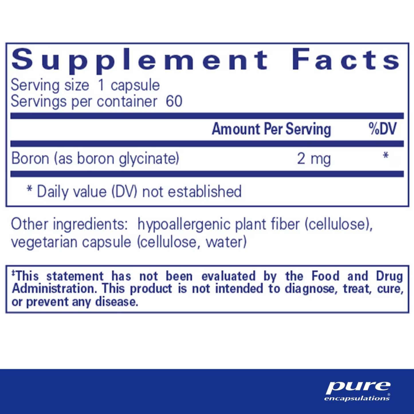 Boron 2 mg 60 vcaps