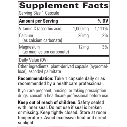 Buffered Vitamin C 1000 mg 60 vegcaps