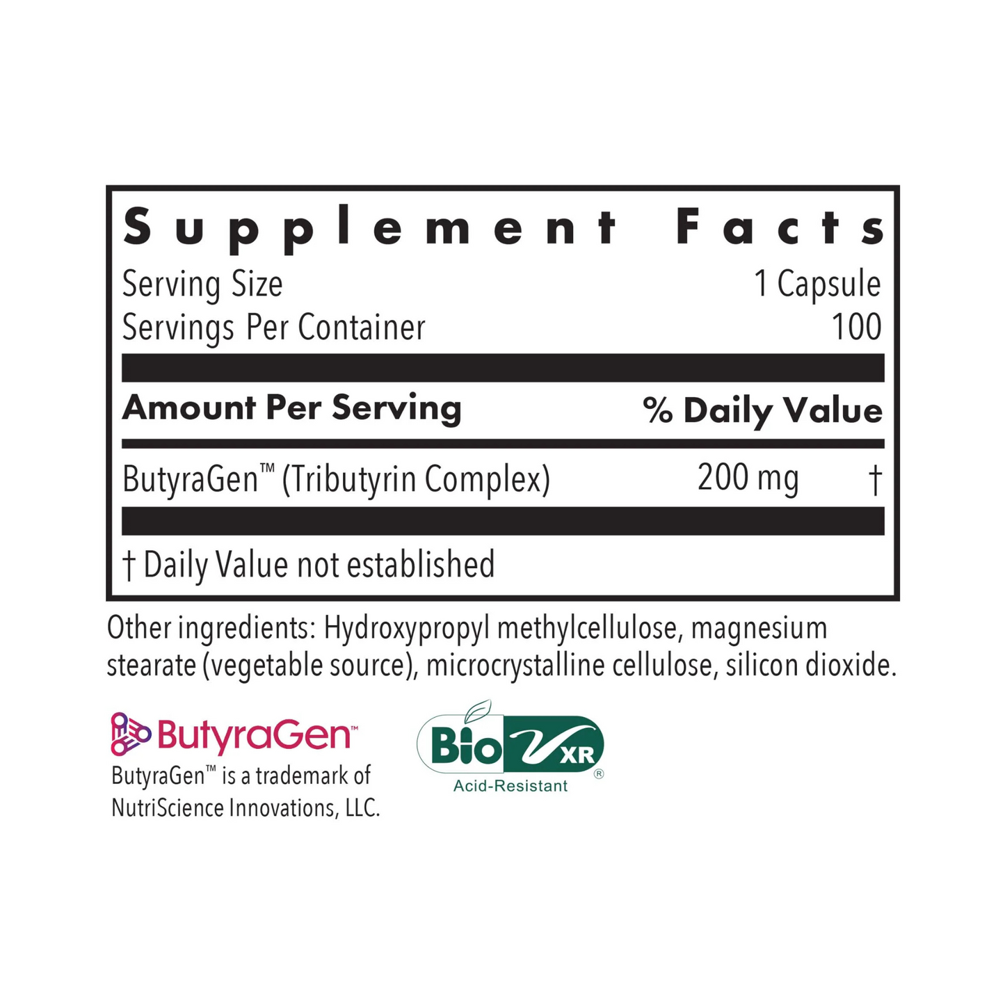 ButyrEn 100 Capsules