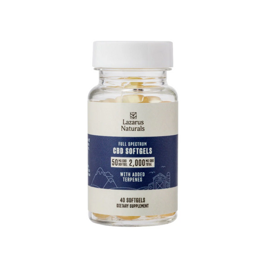 CBD SOFTGELS, 50MG
