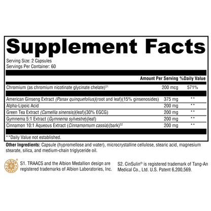 CinnDromeX 120 Capsules