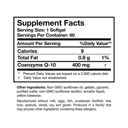 CoQ10 Power™ 400mg 60 softgel