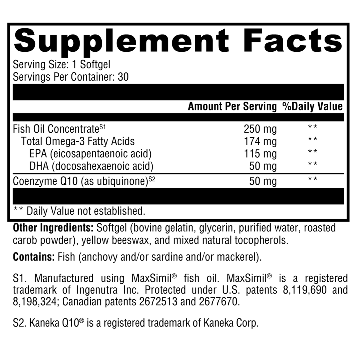CoQmax Omega 50 mg