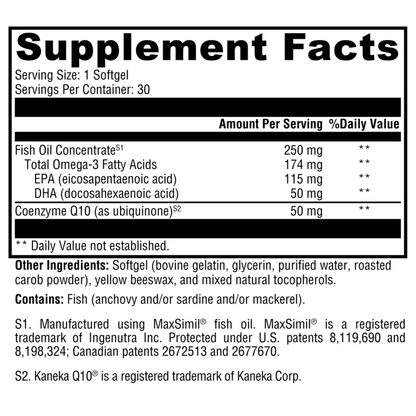 CoQmax Omega 50 mg