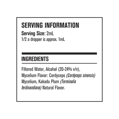 Cordyceps+ Liquid Double Extract 2oz