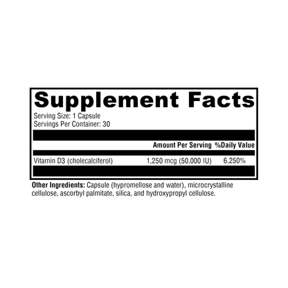 Vitamin D3 50,000 IU
