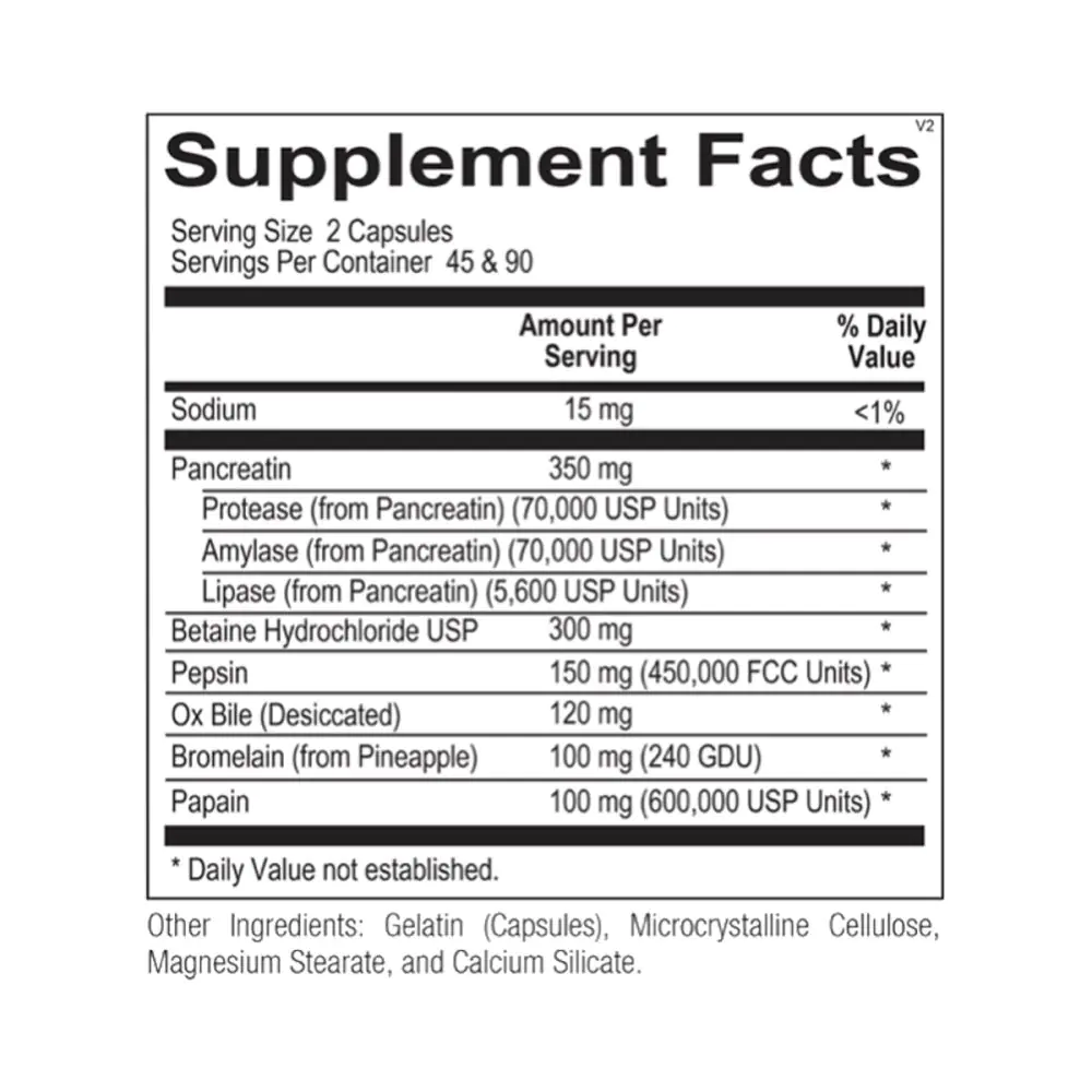 Digestive Enzymes HCL