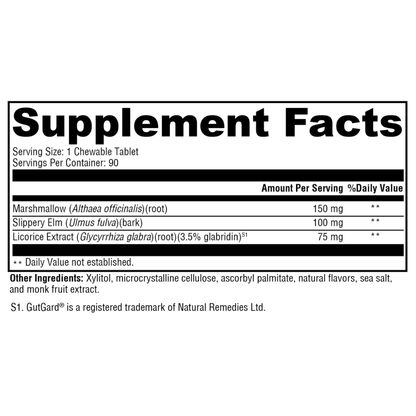 GI Soothe Chocolate 90 Tablets
