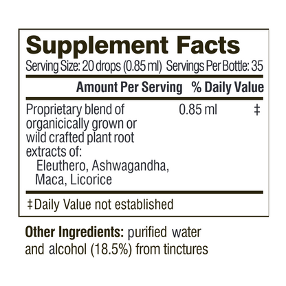 Herbal Adrenal Support Formula 1 oz