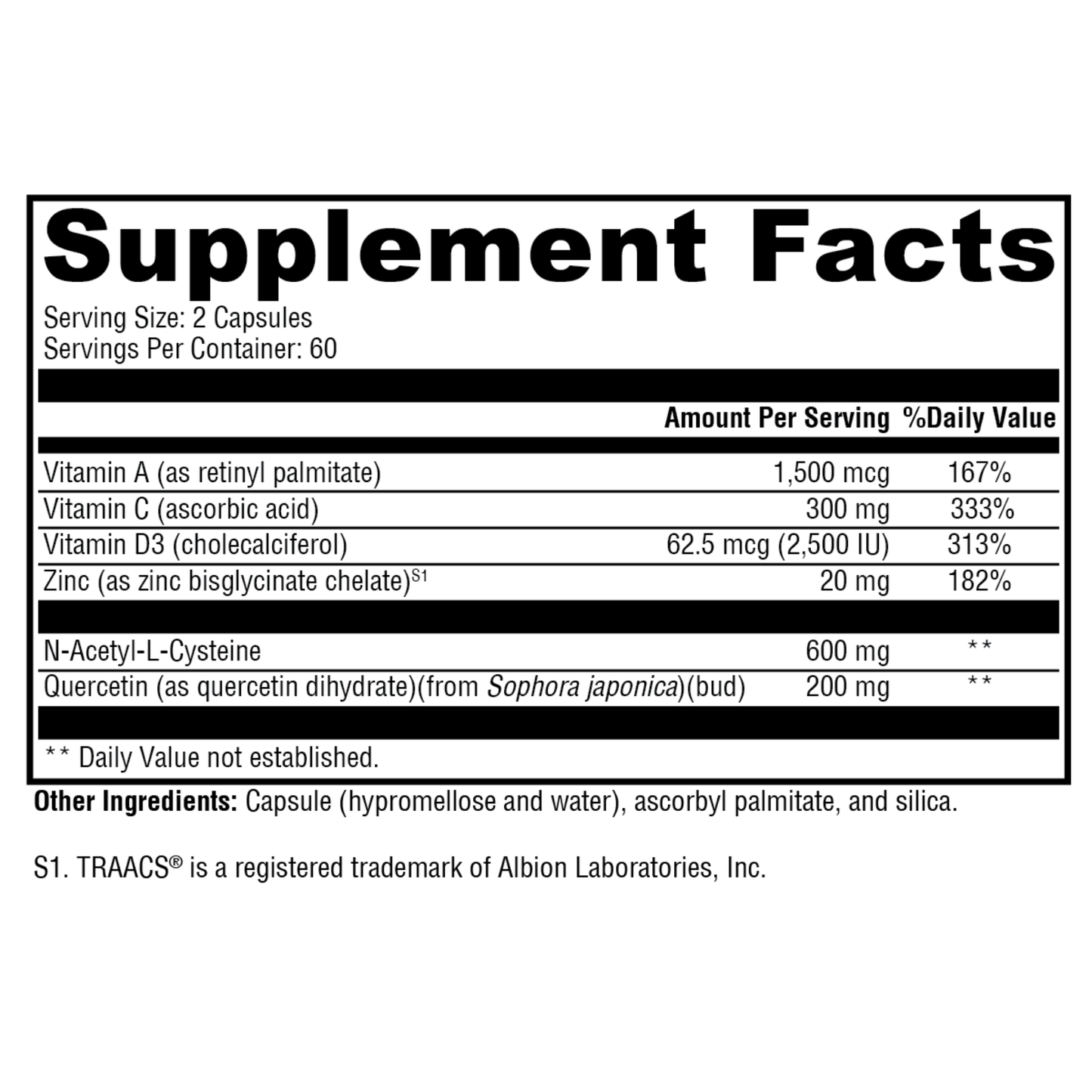Immune Essentials Daily 120 Capsules