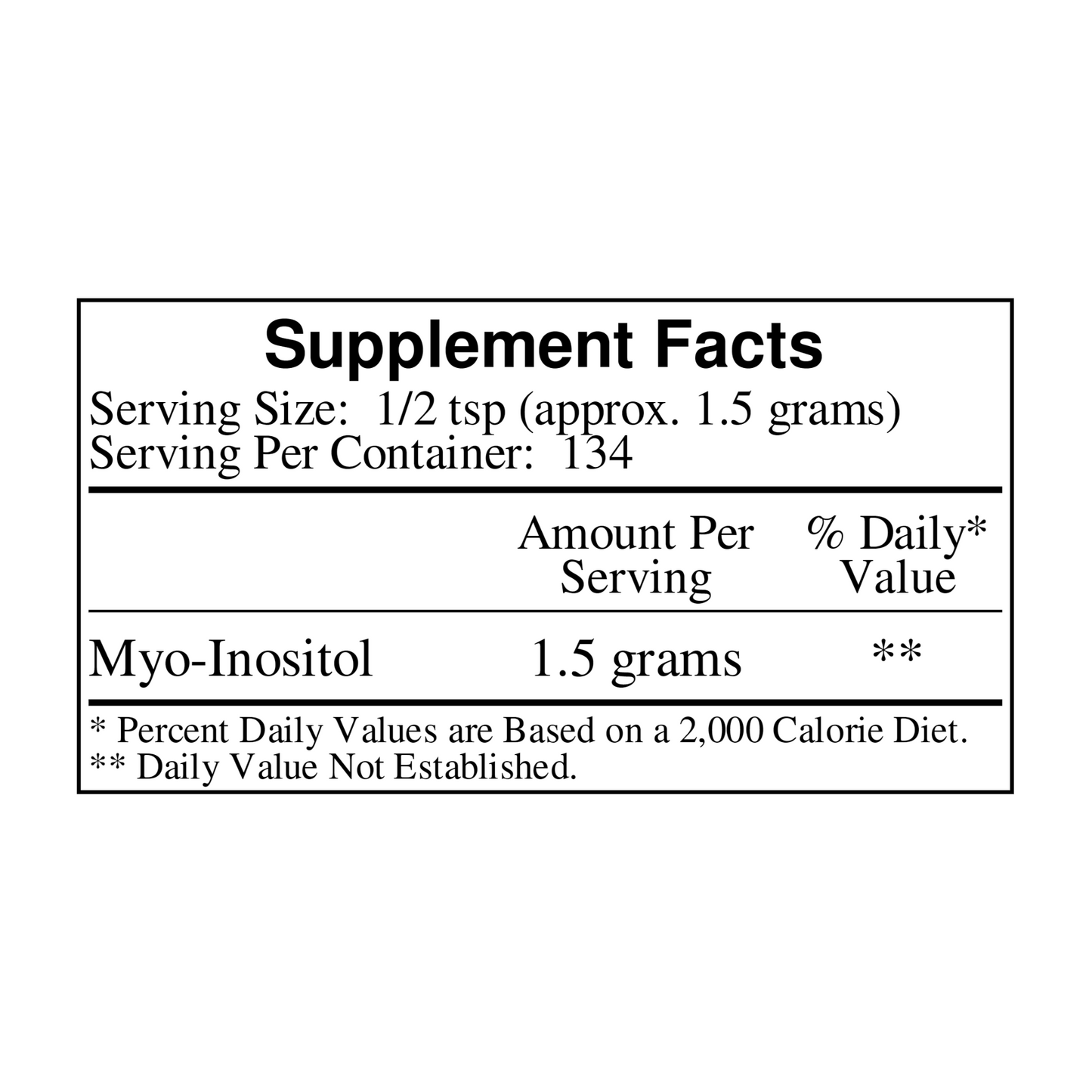 Inositol Powder 7 oz
