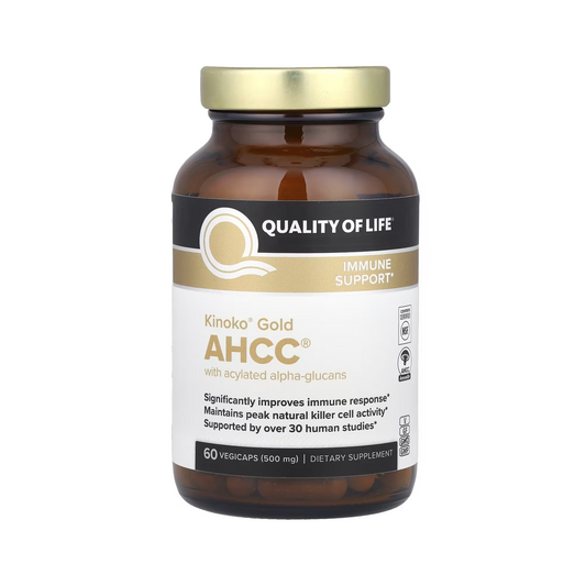 Kinoko® Gold AHCC® with Acylated Alpha-Glucans, 60 Vegicaps
