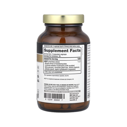 Kinoko® Gold AHCC® with Acylated Alpha-Glucans, 60 Vegicaps