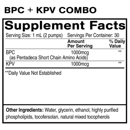 Liposomal BPC+KPV Oral Peptide