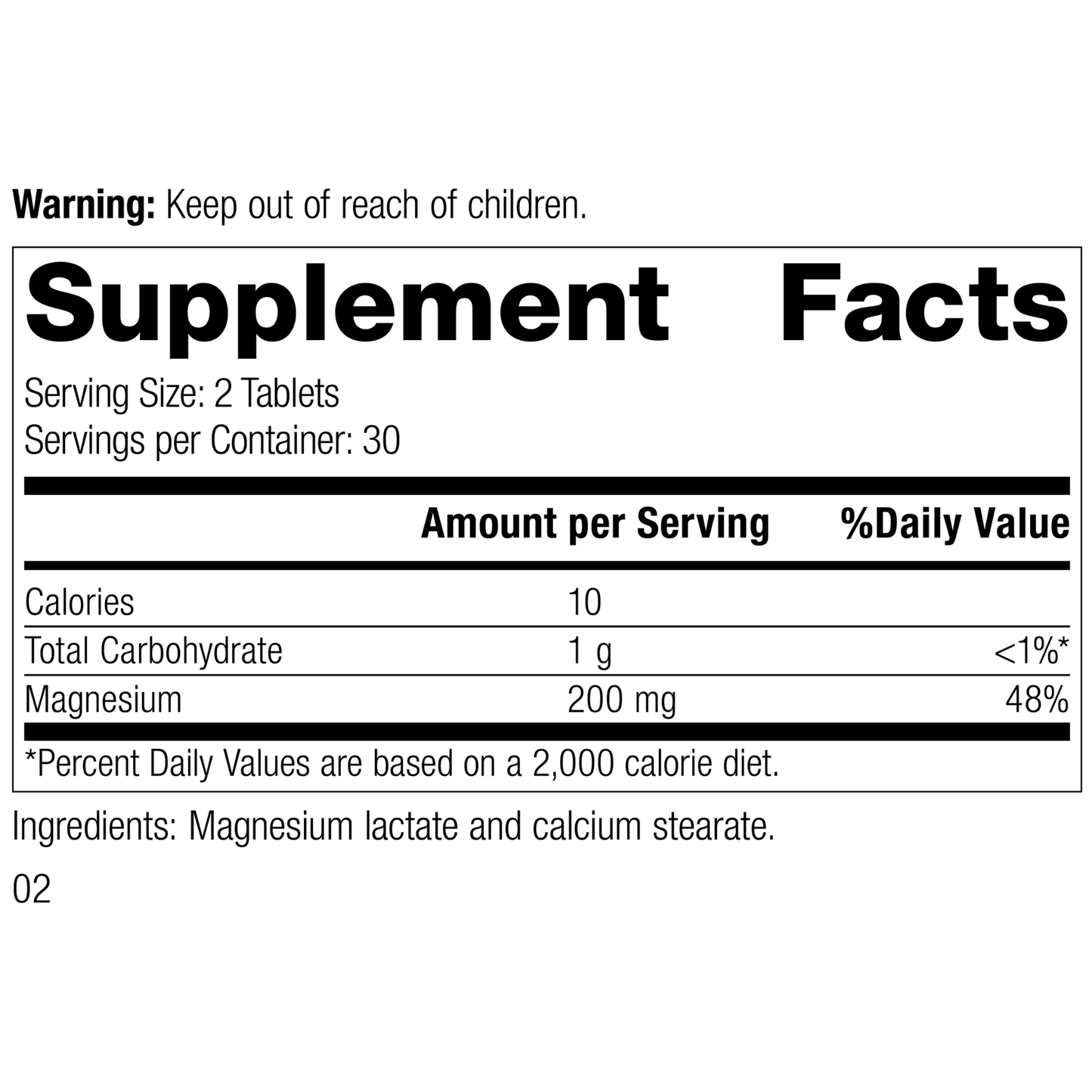 Magnesium Lactate