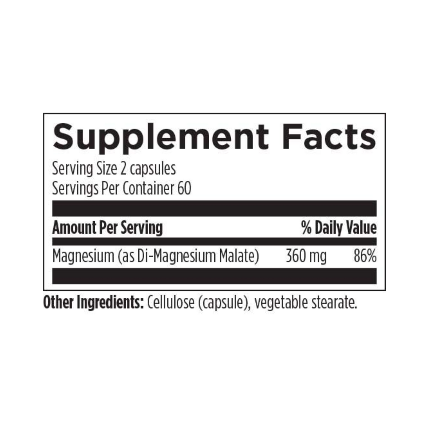 Magnesium Malate 120 ct