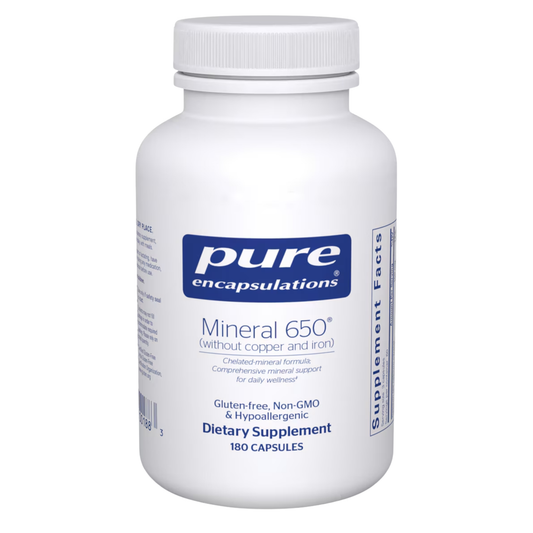 Mineral 650 w/o Cu & Fe 180's