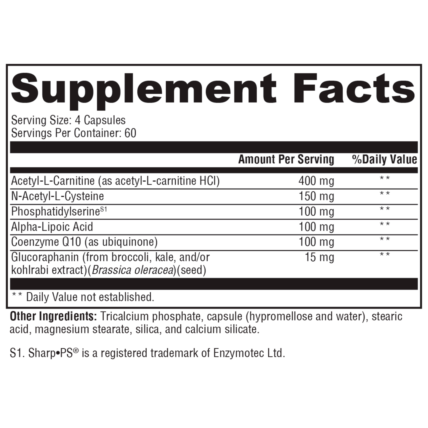 NeuroActives BrainSustain 240 Capsules