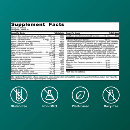PhytoMulti Multivitamin with Iron 60 tablet