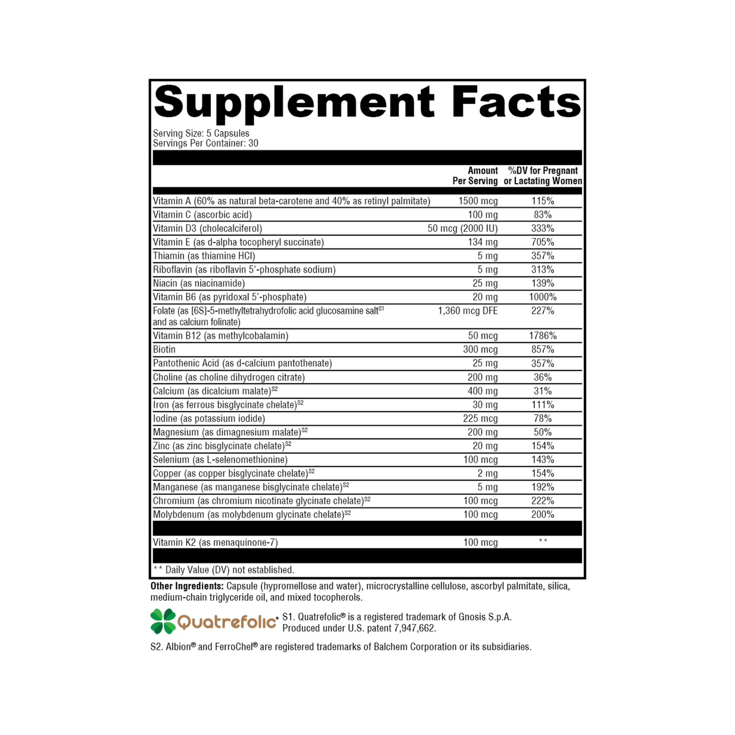 Prenatal Essentials 150 Capsules
