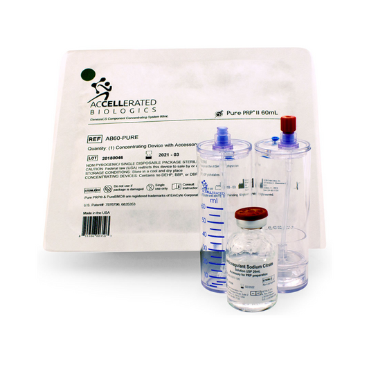 PURE PRP TWO Platelet Concentrating System 60mL.