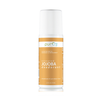 Ozone-Infused Jojoba Oil Roll On Deodorant - Orange & Bergamot