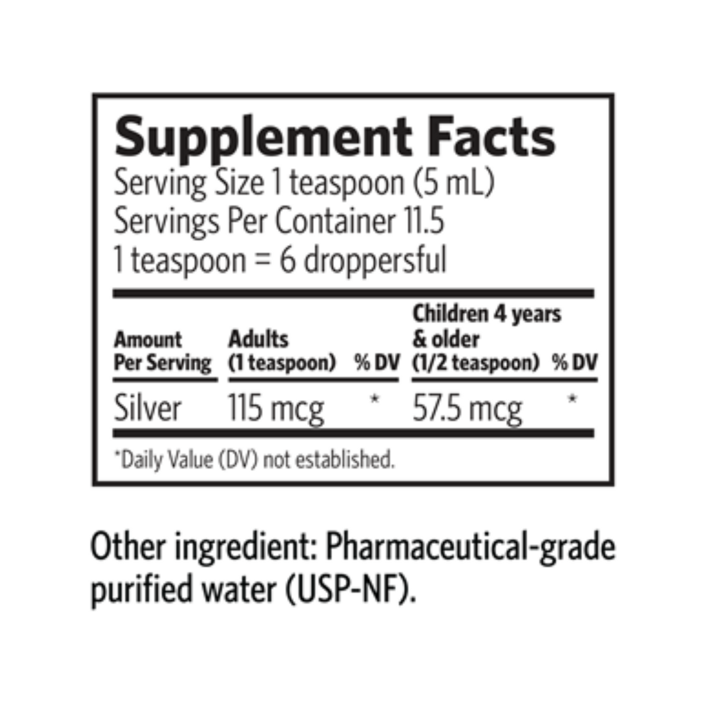 Silver Bio-Active Hydrosol-Pro D 2 fl oz